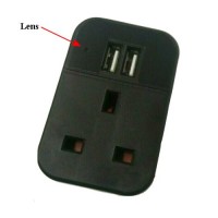 Twin USB Charger with Built in Wi-Fi Camera