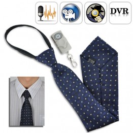 Spy Camera Tie with Wireless Remote